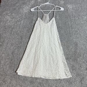 Fairycore Lace Slip Dress Womens Size XL Ethereal Romantic Sheer Layered Flowy